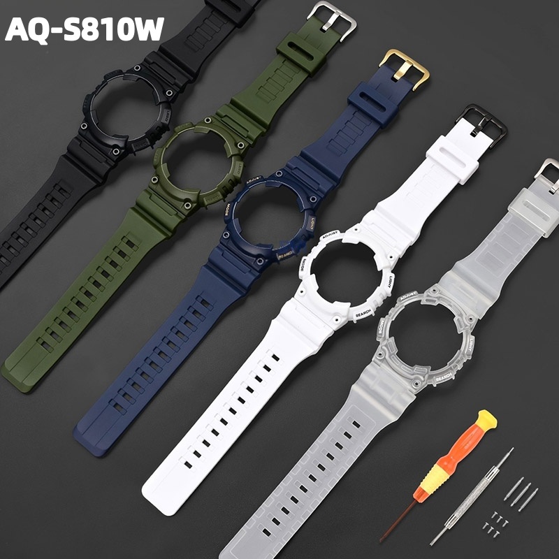 Resin Art Watch - ل كاسيو AQ-S810 AQ-S810W AQS810WC WC-5208