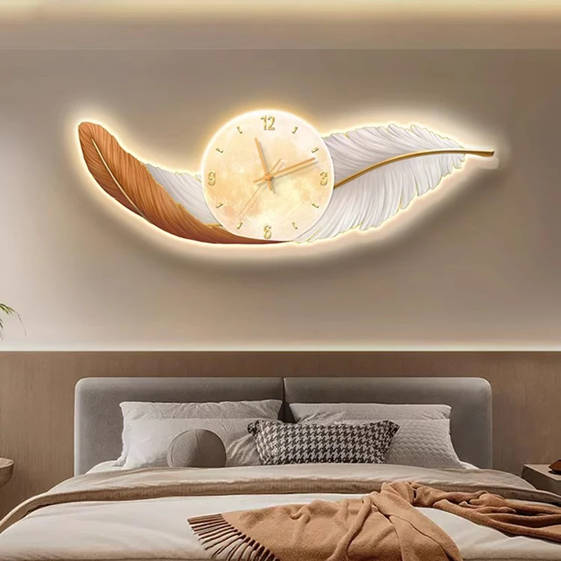 Resin Art Watch - ساعات حائط رقمية بتصميم اسكندنافي بسيط،