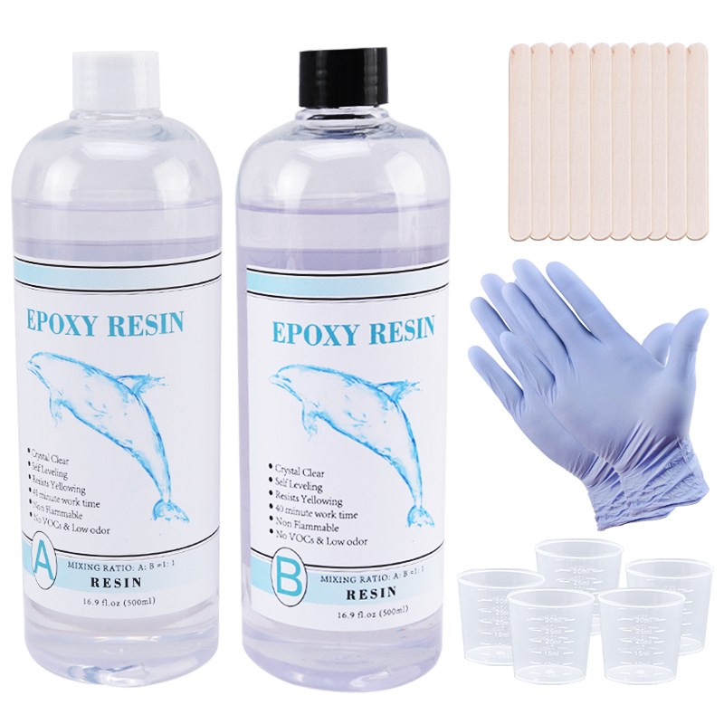 Epoxy Resin Ab - 1:1 واضح راتنجات الايبوكسي كريستال واضح