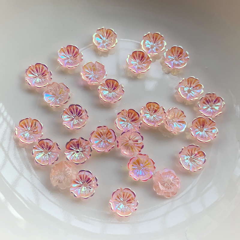 الزهور 8 ملم أقراط مجوهرات اكس - مراجعة Resin Art Earrings Design وسعره