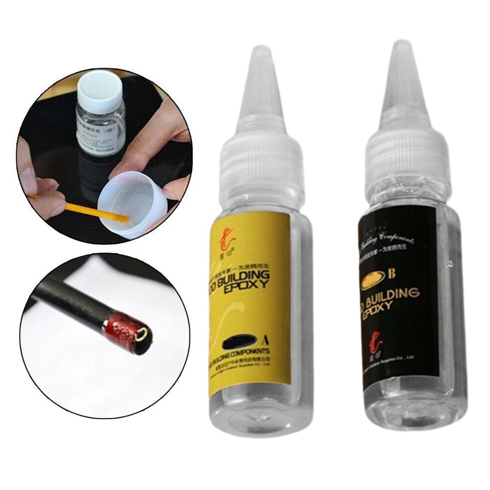 2 قطعة الصيد رود الغراء الصيد  - مراجعة Epoxy Resin Ab وسعره