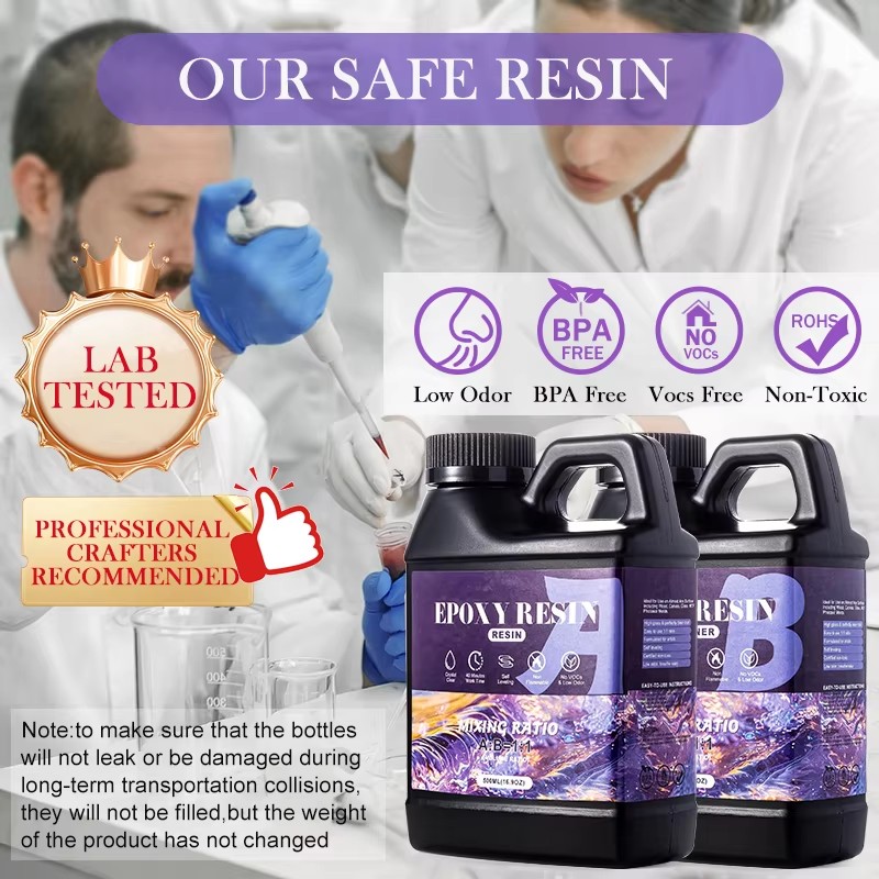 مزيج سهل 1:1 طقم راتنجات الايب - مراجعة Epoxy Resin Ab وسعره