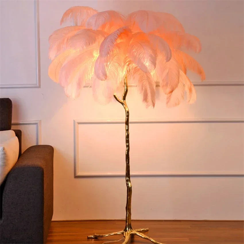 الحديثة Led النعامة ريشة مصابي - مراجعة Resin Art And Deco وسعره