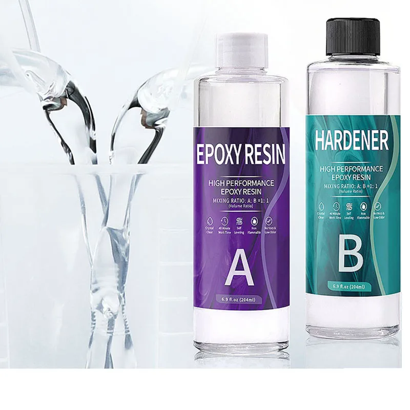 1:1 AB الراتنج الايبوكسي كريست - مراجعة Epoxy Resin Ab وسعره