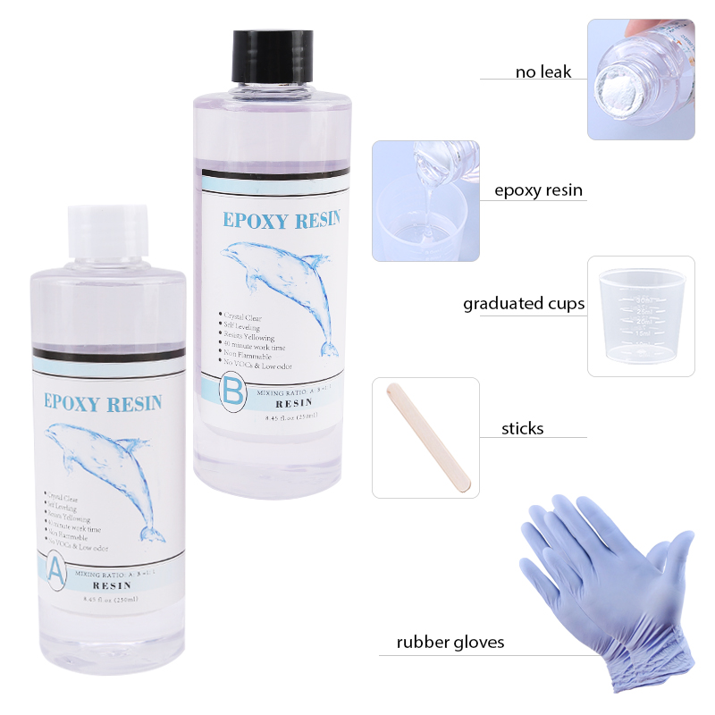 1:1 واضح راتنجات الايبوكسي كري - مراجعة Epoxy Resin Ab وسعره