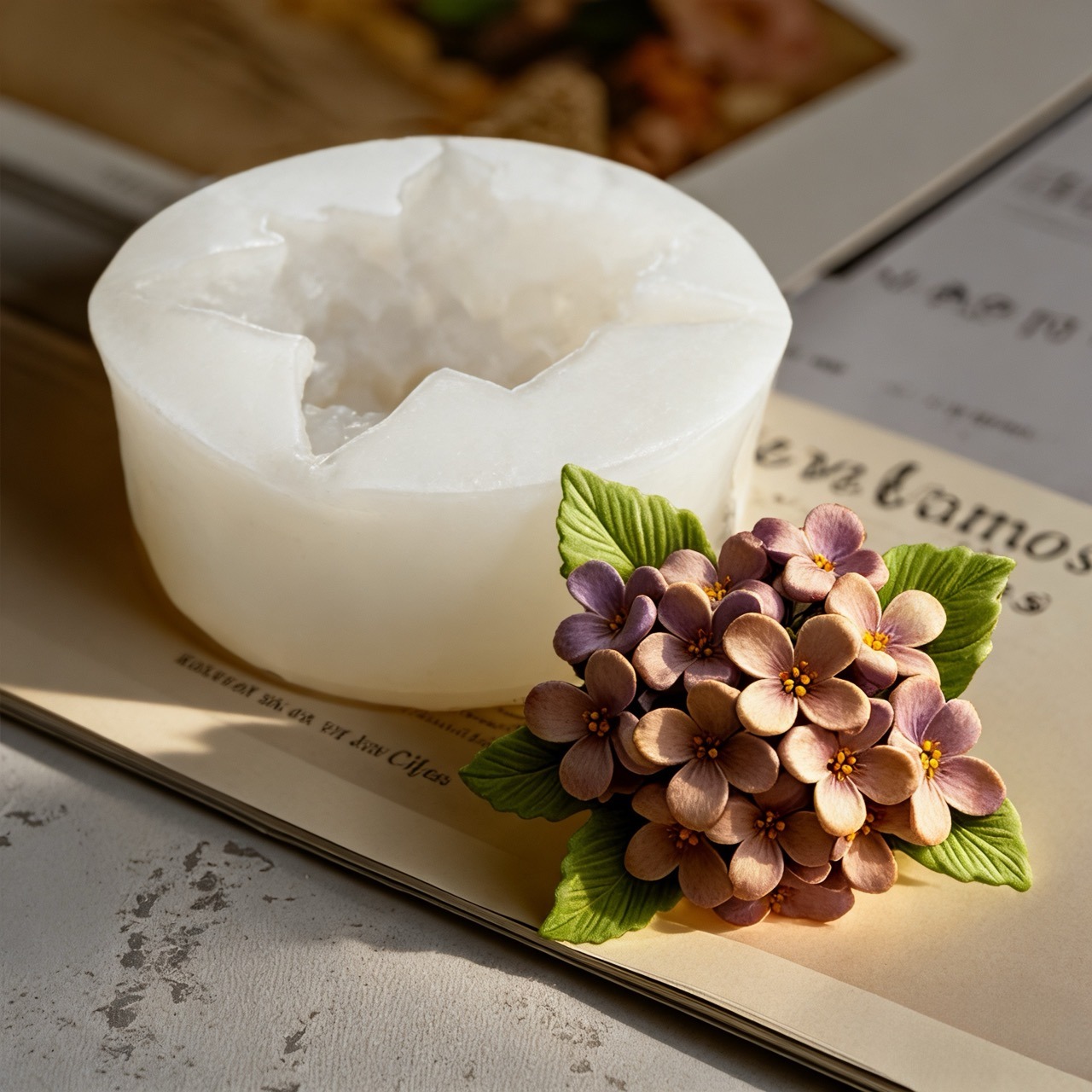 قطعتان من قوالب السيليكون لزهر - مراجعة Resin Art Of Rose وسعره